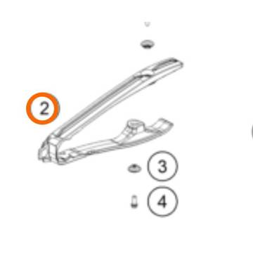 Фото Слайдер цепи (OEM) KTM SX/SXF125-450 25-, EXC/EXCF125-500 26-