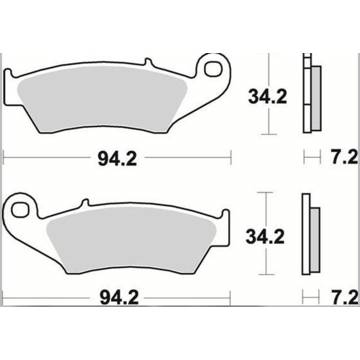 Фото Комплект тормозных колодок Braking, Honda, Kawasaki, Suzuki