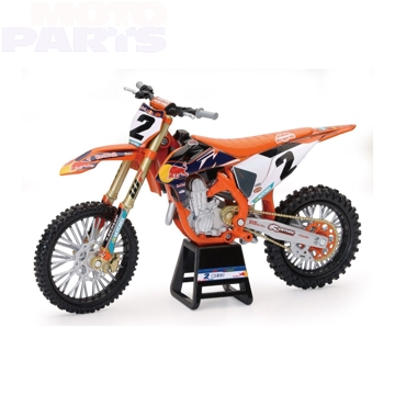 Фото Модель мотоцикла KTM 450 SX-F (Cooper Webb#2), 1:12 (12+)