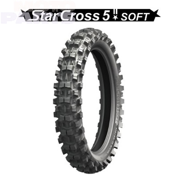 Фото Задняя покрышка MICHELIN Starcross 5, 120/80-19, Soft