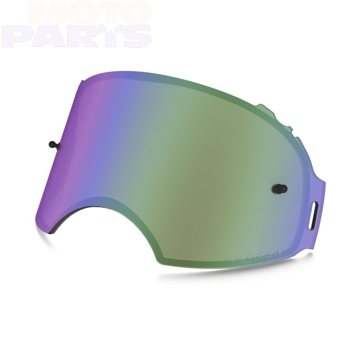 Фото Линза для очков OAKLEY Airbrake MX, Prizm Jade Iridium (HD, синее зеркальная линза хамелеон)