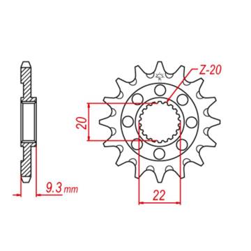 Фото Звезда передняя самоочищающаяся 520-14T JT Kawasaki KX250F 06-