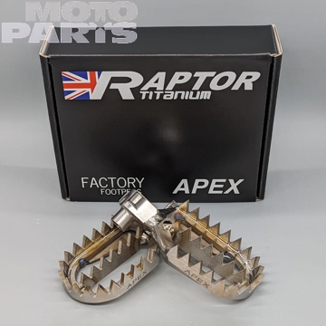 Фото Подножки титановые RAPTOR Apex(стандартные), YZ(F)WRF65-450 96-22, SX(F)/EXC(F)85-530 00-15, SX50/65