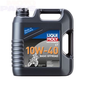 Фото Моторное масло LIQUI MOLY Motorbike 4T 10W-40 Basic Offroad, 4л