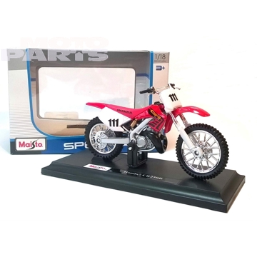 Фото Модель мотоцикла HONDA CR250R, 1:18 (3+)