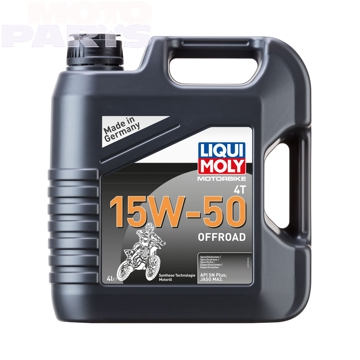 Фото Моторное масло LIQUI MOLY Motorbike 4T 15W-50 Offroad, 4л