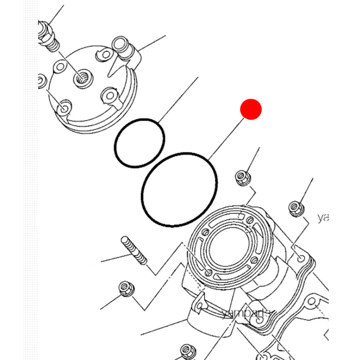 Фото Уплотнительное кольцо YZ85 02-18, 4ES (OEM)