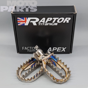 Фото Подножки титановые RAPTOR Apex(стандартные), CR/CRF(X)125-450 02-21