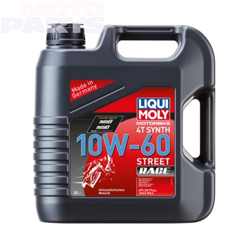 Фото Моторное масло LIQUI MOLY Motorbike 4T Synth 10W-60 Street Race, 4л