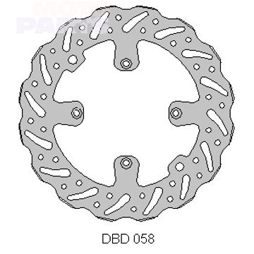 Фото Передний тормозной диск DELTA, D240мм, SX85 12-21, TC85 14-21