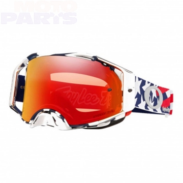 Фото Защитные очки OAKLEY Airbrake MX TLD Patriot RWB, с красной зеркально