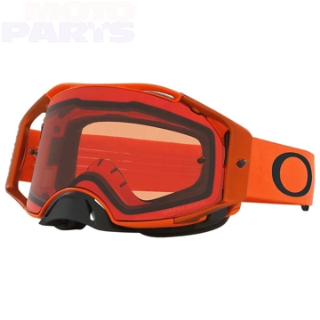 Фото Защитные очки OAKLEY Airbrake MX, оранжевые, с Prizm Bronze линзой