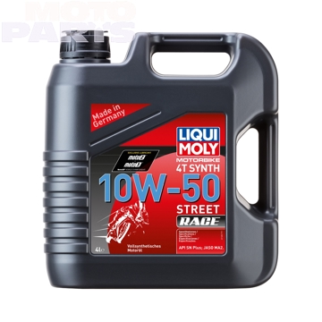 Фото Моторное масло LIQUI MOLY Motorbike 4T Synth 10W-50 Street Race, 4л