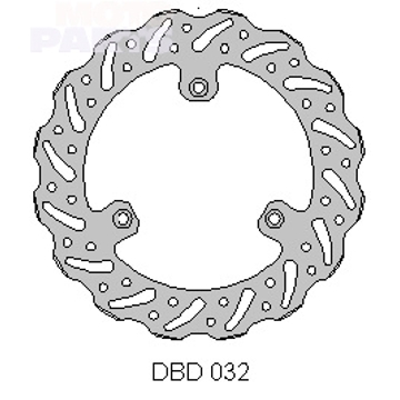 Фото Передний тормозной диск DELTA, D198мм, SX65 00-24, TC65 16-24