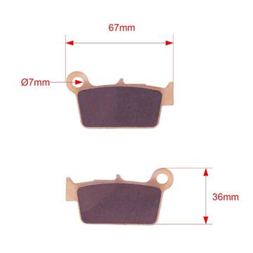 Фото Тормозные колодки задние Brake Pads, Kawasaki KX-F/KLX, Suzuki RM-Z, Yamaha YZ/YZF/WR