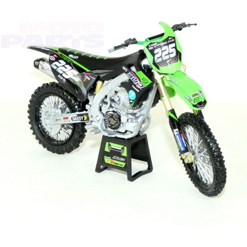 Фото Модель мотоцикла KAWASKI KXF250/19 (BUD racing), 1:12 (8+)