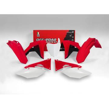 Фото Комплект пластика R-Tech Honda CRF250RX 19-21, CRF450RX 19-20 бело-красный