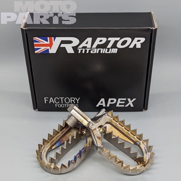 Фото Подножки титановые RAPTOR Apex(стандартные), RMZ250 10-21, RMZ450 08-21