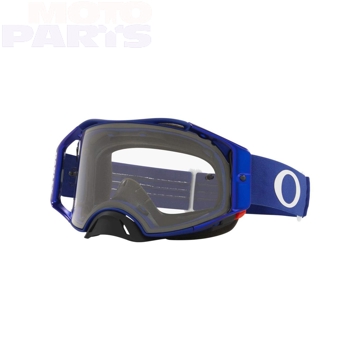 Фото Защитные очки OAKLEY Airbrake MX, синие, с прозрачной линзой