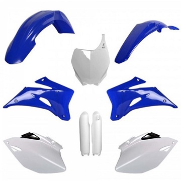 Фото Комплект пластика Polisport OEM Color сине-белый, Yamaha YZ450F 08-09