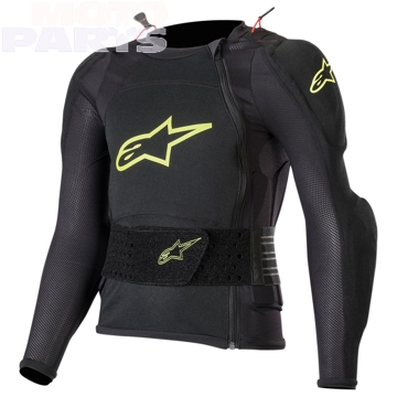 Фото Детская защита тела ALPINESTARS Bionic Plus, чёрная, размер Y-S/M