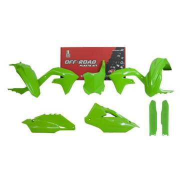 Фото Комплект пластика RTECH, зелёный, KXF250 21-24, KXF450 19-23