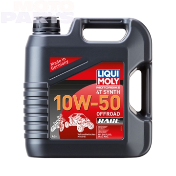 Фото Моторное масло LIQUI MOLY Motorbike 4T Synth 10W-50 Offroad Race, 4л