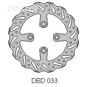 Фото Задний тормозной диск DELTA, D160мм, SX65 00-21, TC65 16-21