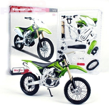 Фото Модель мотоцикла (Bild-a Bike) KAWASAKI KX450F, 1:12 (8+)