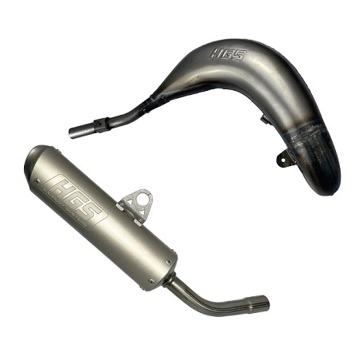 Фото Выхлопная система в сборе HGS Grey / Steel Yamaha YZ125 22-.., Fantic XX125 22-.., XE125 24-..