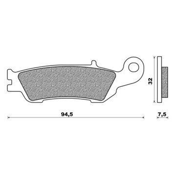 Фото Тормозные колодки BRAKING CM44, передние - YZF250 07-21, YZ125/250 08-21