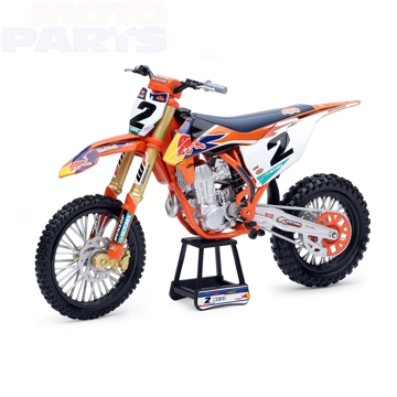 Фото Модель мотоцикла KTM 450 SX-F/19 (Cooper Webb#2), 1:10 (12+)