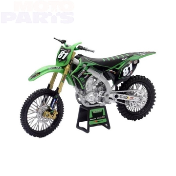 Фото Модель мотоцикла KAWASKI KXF250/18 (BUD racing), 1:12 (8+)