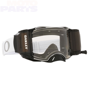 Фото Защитные очки OAKLEY Airbrake MX Tuff Blocks Whit, с системой Roll-Off