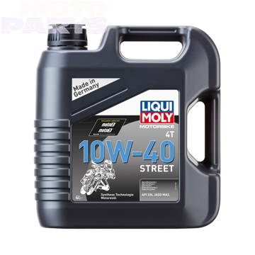 Фото Моторное масло LIQUI MOLY Motorbike 4T 10W-40 Street, 4л