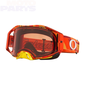 Фото Защитные очки OAKLEY Airbrake MX TLD Quattro Orange, с стелком Prizm Torch (HD)