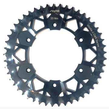 Фото Звезда задняя стальная 520-49T (с комплектом крепежа), черная SunStar (Braking) , KTM SX125/SX250, SXF250/SXF350/SXF450, EXC300/EXC250, Husqvarna TC125/TC250, FC250/FC350/FC450, TE300, FE250/FE350/FE450