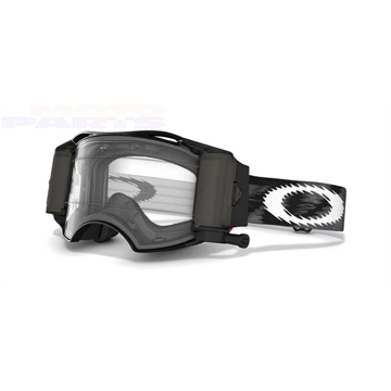 Фото Защитные очки OAKLEY Airbrake MX Race-Ready Jet Black Speed, чёрные, с Roll-Off