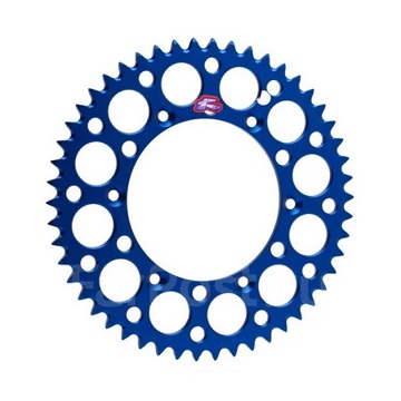 Фото Звезда задняя алюминиевая синяя 520-48T Renthal Ultralight, Yamaha YZ450F 03-25, YZ250F 01-23, YZ250 99-25, YZ125 99-25, WR450F 03-25, WR250F 07-25
