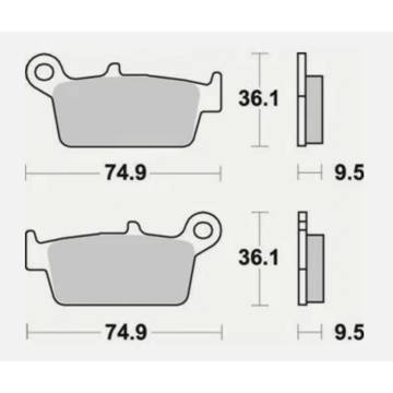 Фото Тормозные колодки Braking Yamaha, Honda, Kawasaki, Suzuki