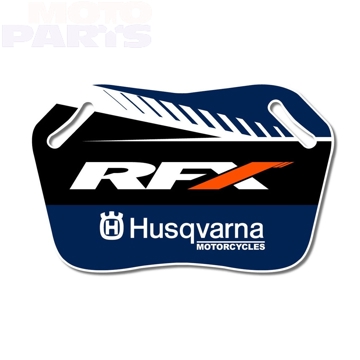 Фото Доска пит борд RFX Pro Husqvarna, синяя/белая поверхность для надписи (черный маркер в комплекте)