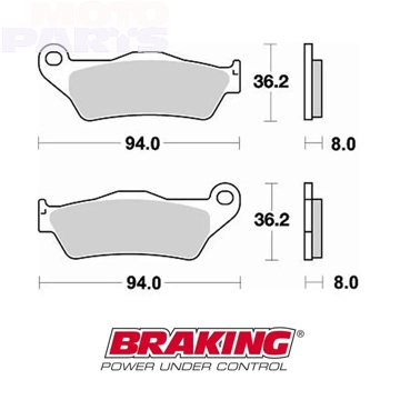 Фото Тормозные колодки BRAKING, 746SM1, KTM 503-1290