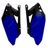Фото Боковые номера RTECH, синие/чёрные, YZF450 10-13