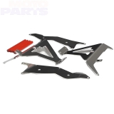 Фото Защита радиаторов, алюминиевая AXP, толщина 4мм, CRF450 21-24, CRF250 22-24